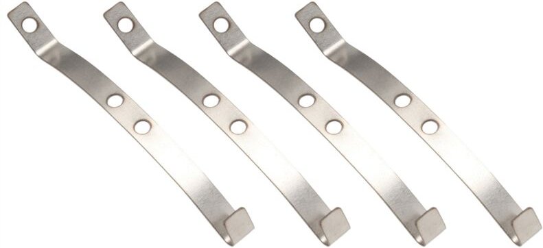 Tlily - 4 StüCk Stahl StoßDäMpfer Blattfedern Federung für D12 B14 B24 B16 B36 rc Truck Car Upgrades Teile ZubehöR