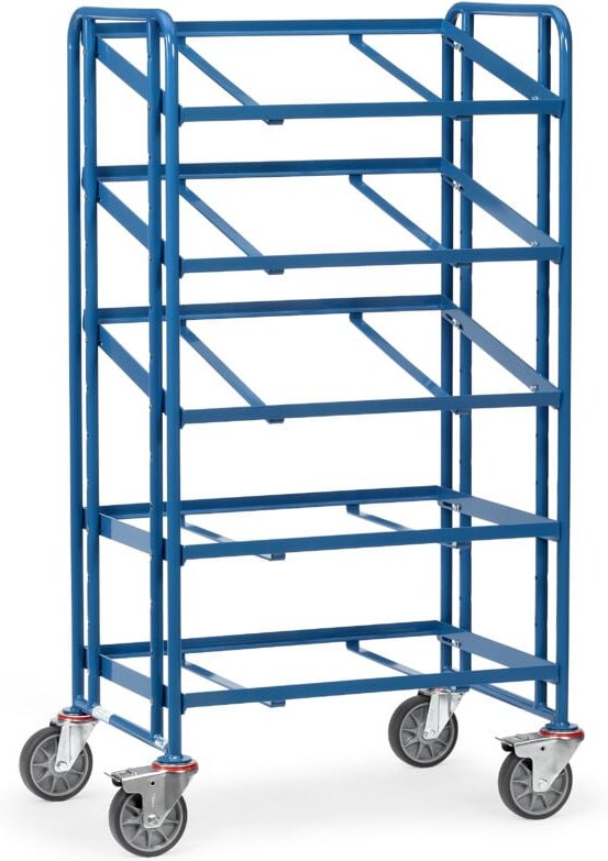 Fetra Eurokastenwagen mit 5 Etagenrahmen für je 2 Eurokästen