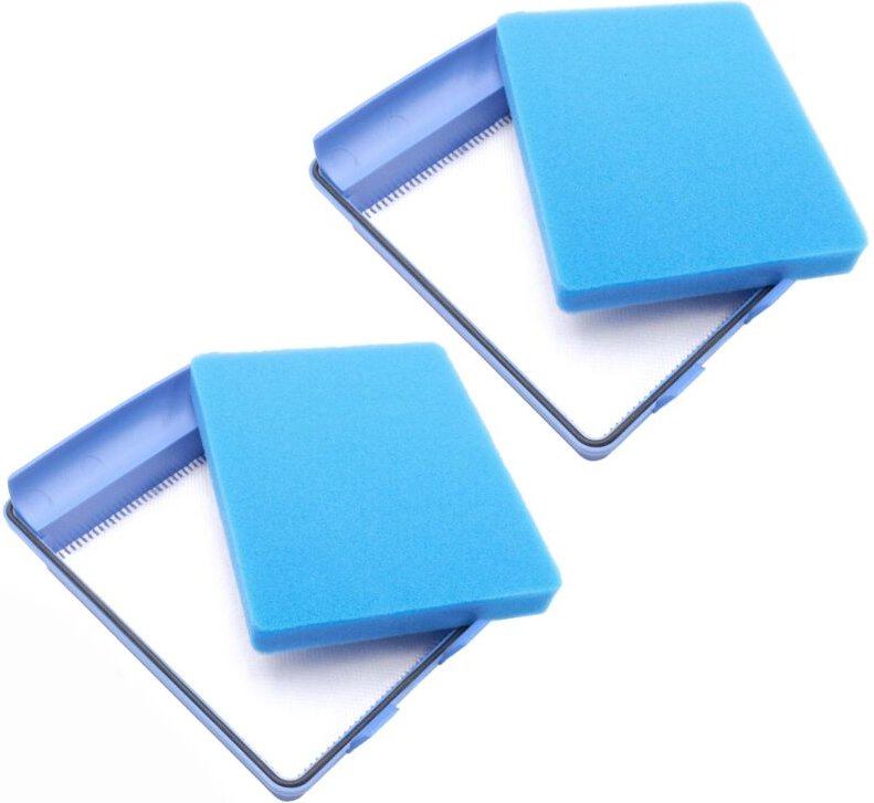 2x Schaumstoff-Filter, 2x Gewebefilter kompatibel mit Philips Marathon Ultimate FC9919/07, FC9919/09, FC9923, FC9919 Sta...