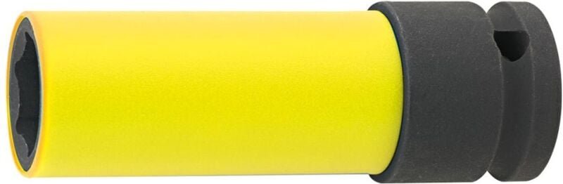 FP - Fortis Kraft- Steckschlüsseleinsatz mit Kunststoff-Hülse 1/2 19x85 mm