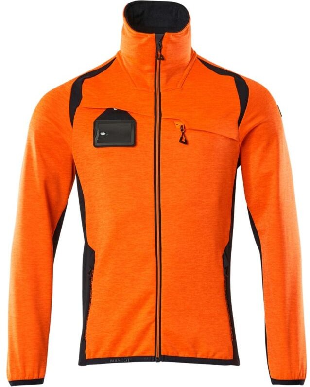 Mascot Fleecepullover mit Reißverschluss 19403 Gr. 3XL hi-vis orange/schwarzblau