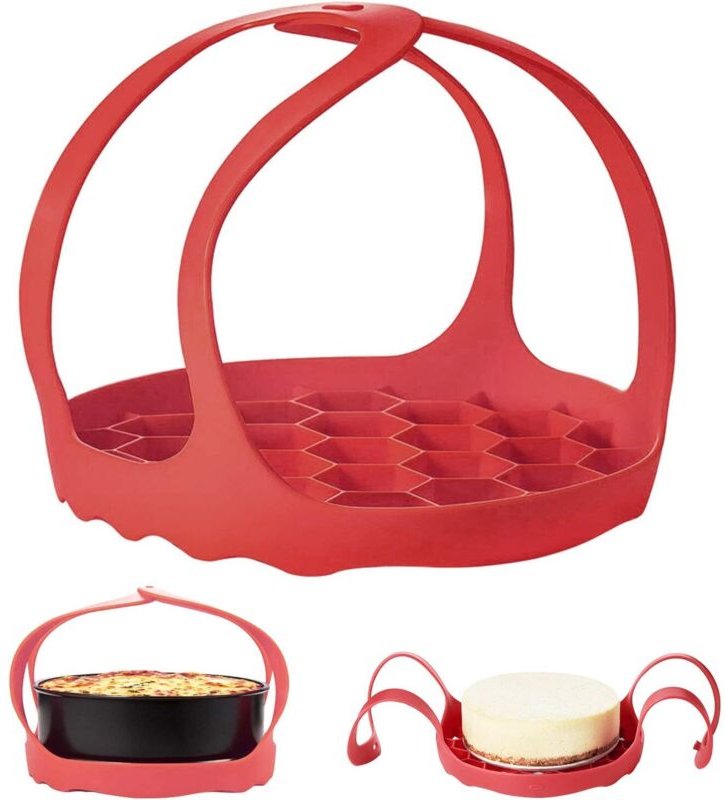 Schnellkochtopf-Schlinge, Silikon-Backgeschirr-Heber, Silikon-Schlingenheber für Schnellkochtopf, Backgeschirr-Schlinge,...