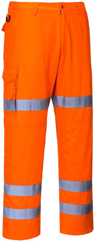 Kampfhose Hi-Vis 3-Streifen Orange L - FR(46-48) - UK(36-38)