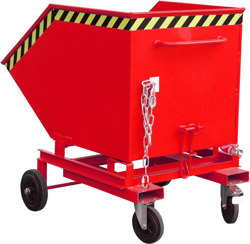 Bauer Späne-Kastenwagen SKW-ET 600, lackiert, Feuerrot