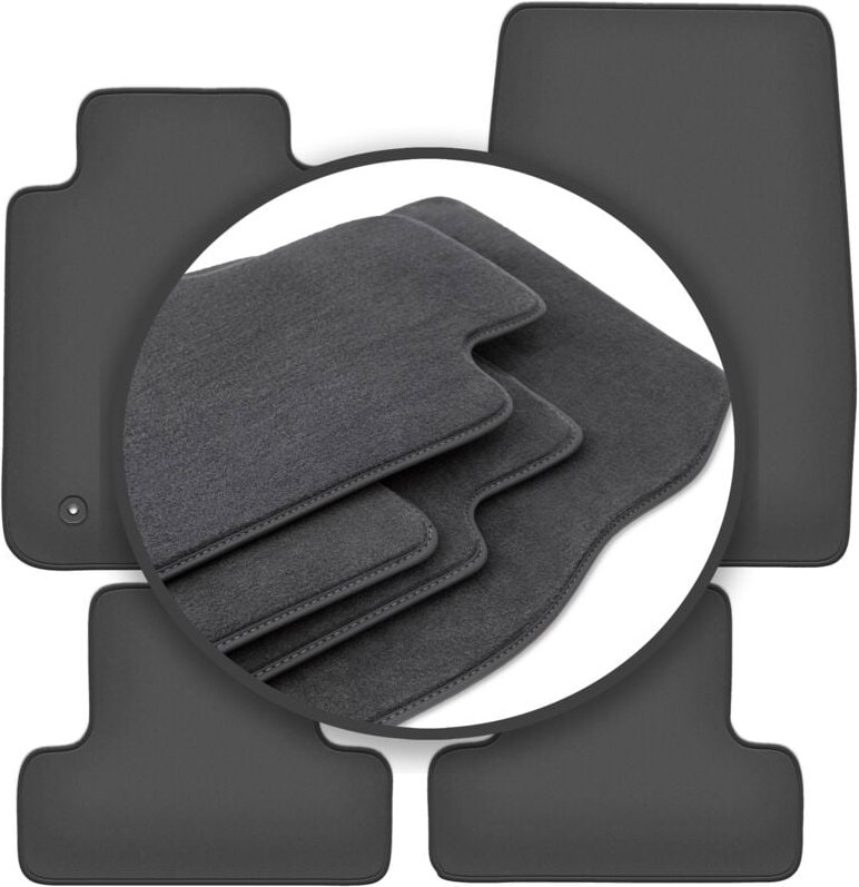 Premium-Fußmatten für: Ford Mustang MK6 Coupé (2014-)