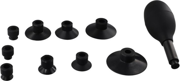 Thumbnail - Linsensauger-Set, , mit 9 Auswechselbaren Saugnäpfen, Starker Saugkraft, Manueller Vakuum-Saugstift, Linsenabzieher