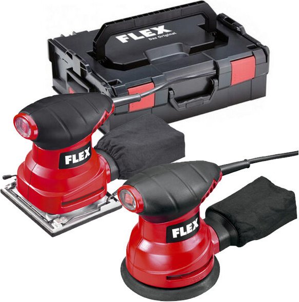 Flex - Set mit 2 Schleifmaschinen xs 713 + ms 713 im L-BOXX-Koffer - 900234