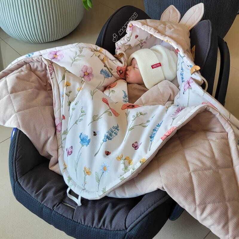 Autositzbezug - Meadow, beige