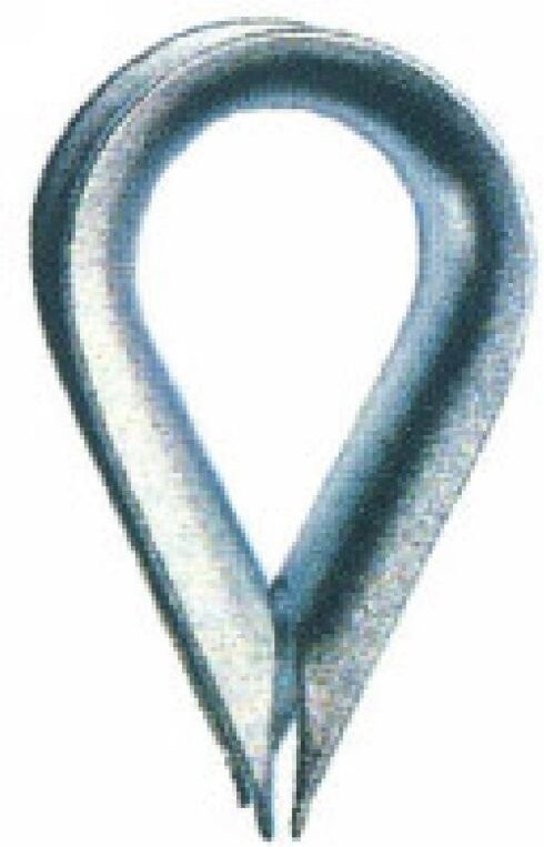 Karte mit 2 Standard-Kabelklemmen Ø 2 und 3 mm Outifrance