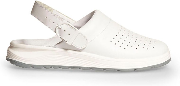 Berufsschuhe Clog 87020 Active Abeba weiß perforiert mit Schnalle Gr. 37