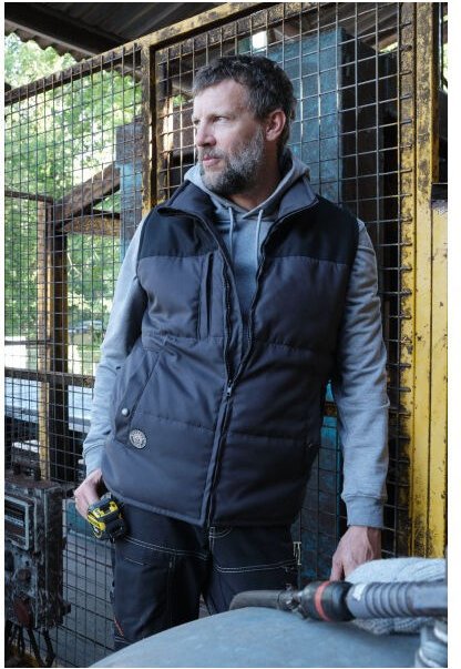 Weste Bosseur Berni - Graphit/Schwarz - 2XL - 11905-005