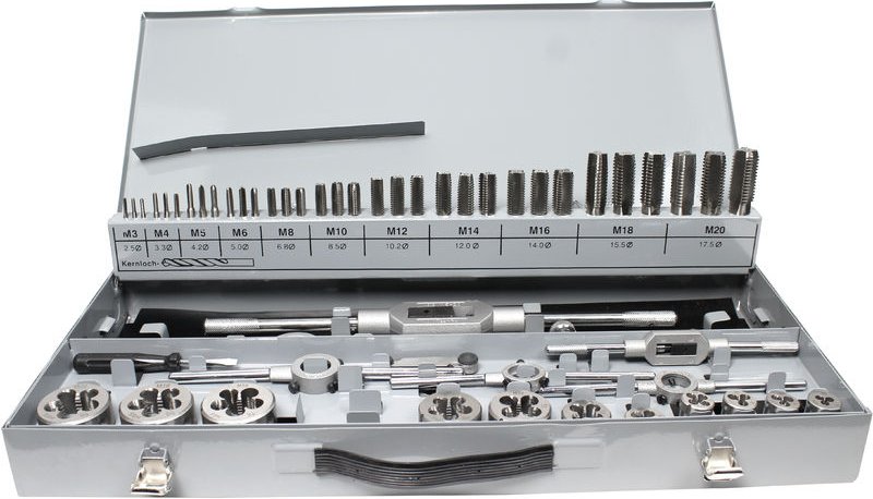 Gewindeschneidsortiment 56tlg. M3-M20 hss-g - GSR