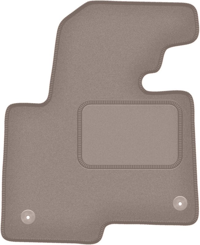 Beige Fahrermatte für: Hyundai SantaFe III 7-Sitzer (2012-)