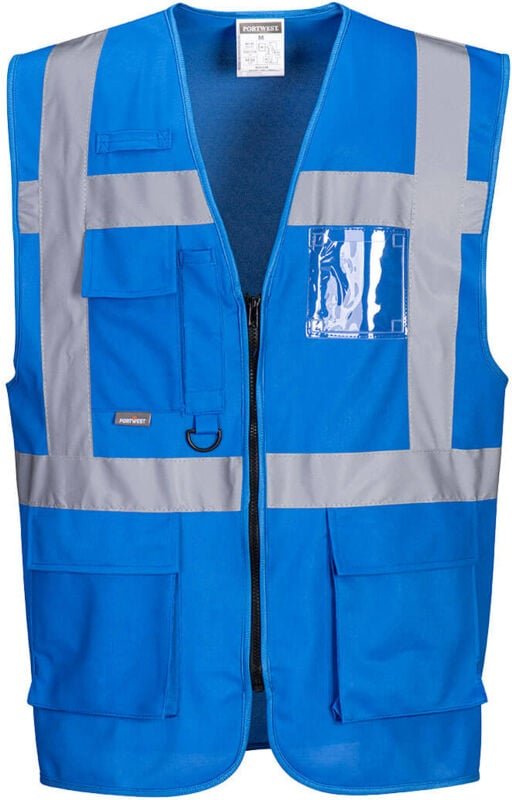 Portwest Iona Warnweste F476 Hellblau 3XL