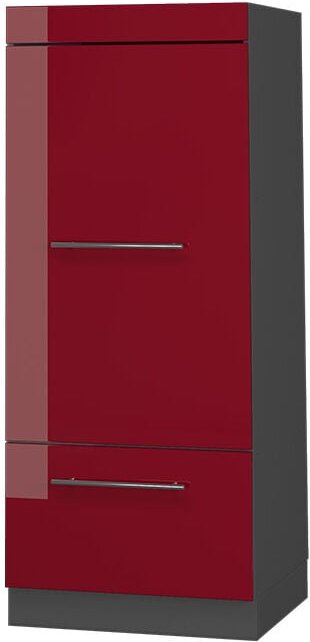 Mikrowellenschrank Fame-Line, Bordeaux Hochglanz, 60 cm, Vicco