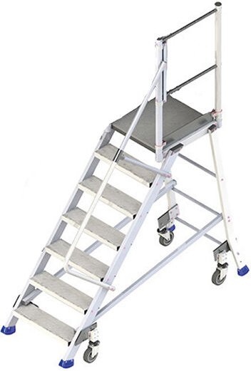 Matisère - Plattformleitern 9 Stufen - Maximale Arbeitshöhe. 3.80m - ES309D-R