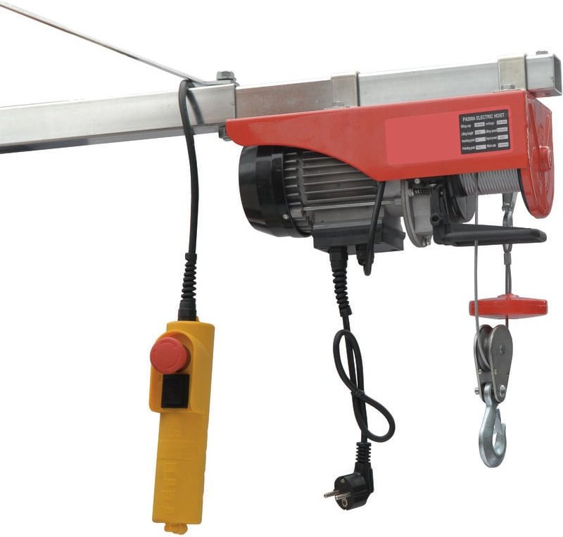 Elektrische Winde 100 kg 220v mono vit.8 mm n Seil d.3 mm Länge 12 m Levac 6531C200