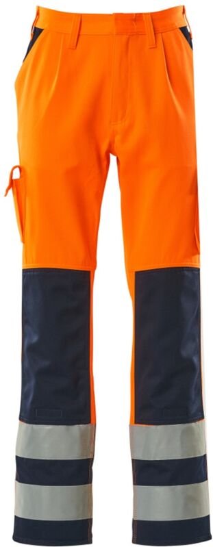 Mascot - safe compete Warnschutzhose Olinda Gr. 24 orange/marine