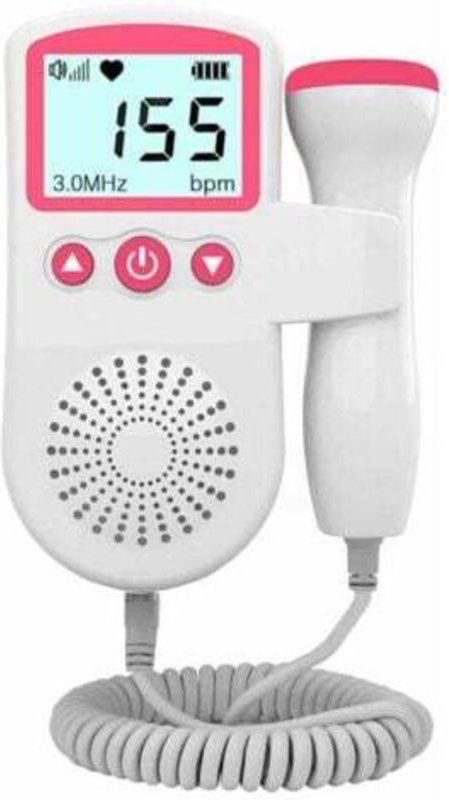 Baby-Fetal-Doppler-Herzfrequenzmessgerät für die Schwangerschaft, 50 – 230 bpm, 3 MHz Messbereich, Fetal-Herzfrequenzdet...