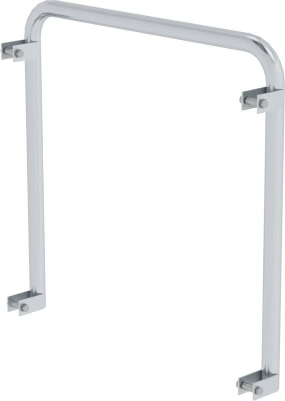Günzburger Steigtechnik - Geländer stirnseitig für Arbeitspodest starr 0,62 x 0,59 x 0,75 m - 050046