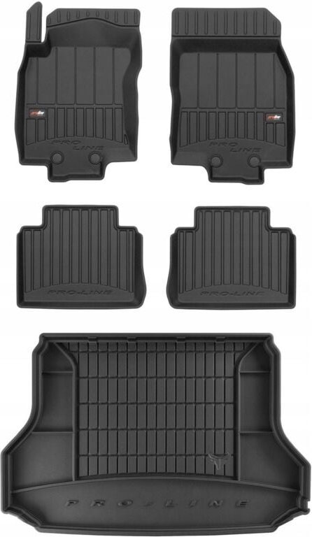 SET 3D Gummifußmatten Nissan X-Trail T32 2013-2017 g