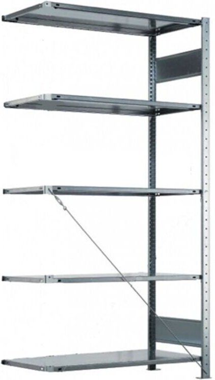 Fachbodenregal Komplettregale MULTIplus250, 2000x1000x300mm (Anbauregal), Traglast: 250kg