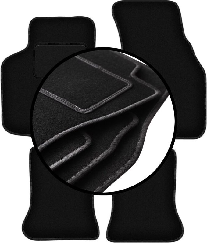 Komplettsatz Veloursmatten für: Volkswagen Golf I Cabrio (1979-1993)