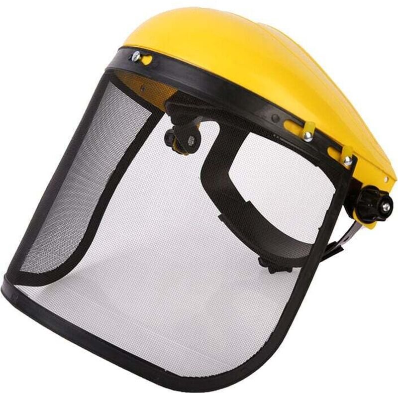 Stahlgittervisier zum Schutz von Gesicht und Stirn