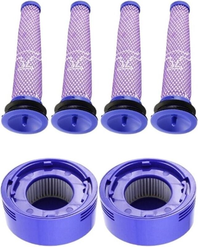 HEPA-Filter, kompatibel mit Dyson V8 V7 Staubsauger, waschbare Filter-Ersatzteile