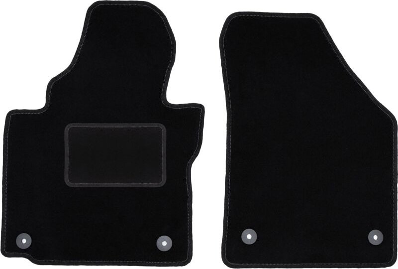 Vordere Matten schwarz für: Volkswagen Touran I 2FL Minivan (2010-)