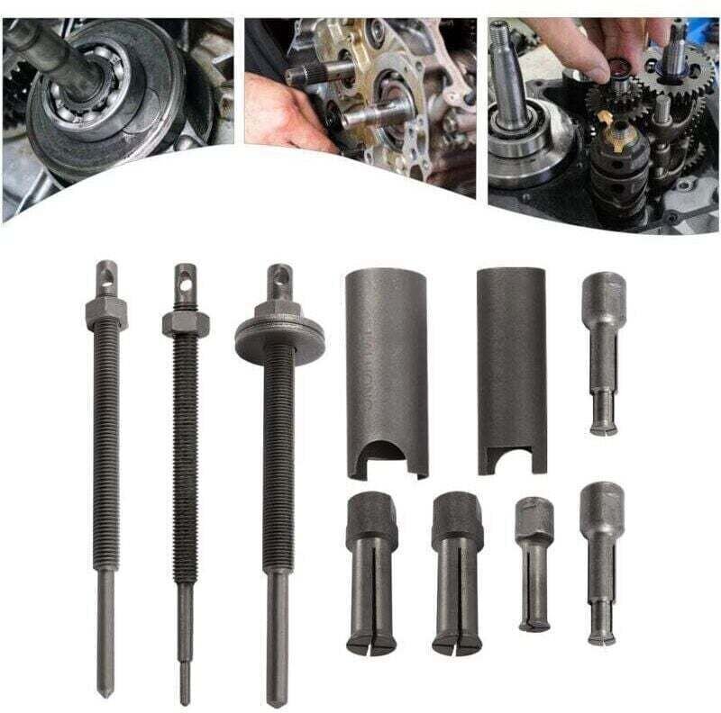 Motorrad-Lagerabzieher, 8-teiliges Innenlagerabzieher-Set, 9–30 mm, Motorrad-Innenlagerabzieher-Set für Fahrradräder, Ma...