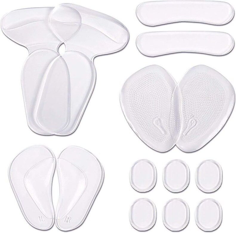 Fitags - High Heel Pads, Heel Liner Inserts, Anti Slip Fersenkissen, Fersenschalen für Damen, Fußschuheinlagen, Runde Fe...