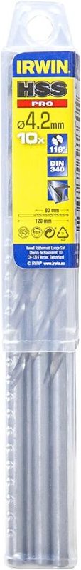 IRWIN METALLBOHRER LANG 4,2 x 120 mm /10 Stk.