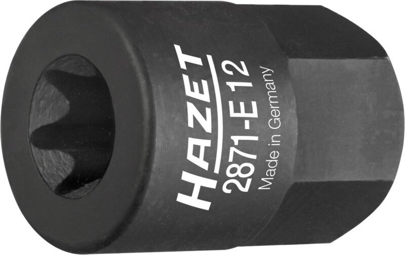 Turbolader Krümmer torx® Einsatz 2871-E12 Außen-Sechskant 17 mm Auße - Hazet