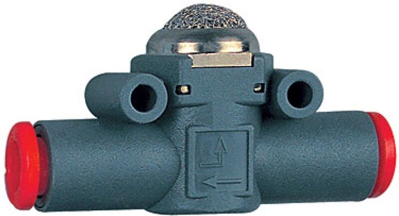 Riegler Schnellentlüftungsventil »lineonline « Schalldämpfer, Schlauch-Ø 6