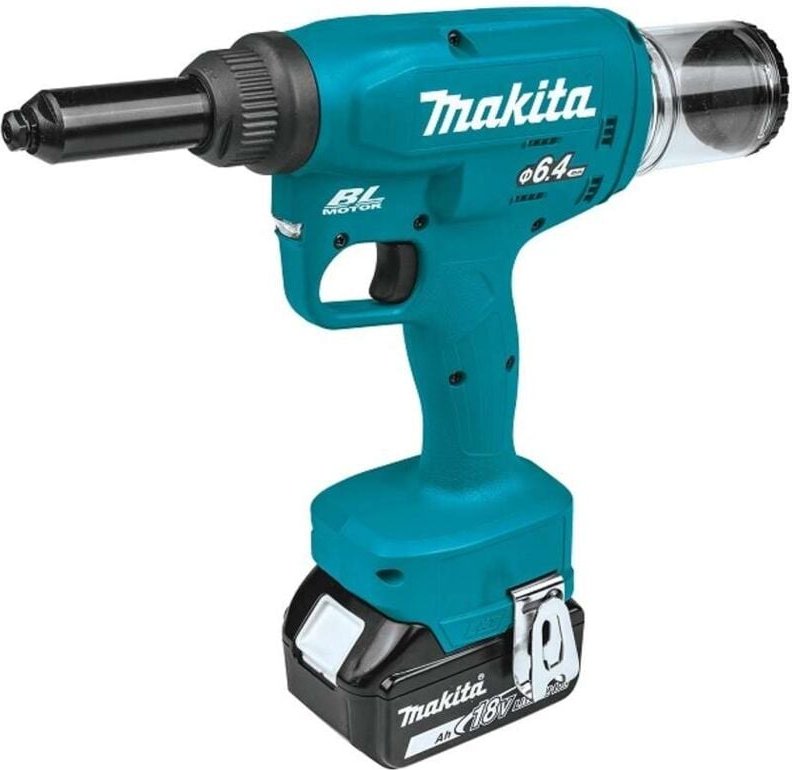 Werkzeug - Akku-Nietzange, 18V, 2 x 3,0 Ah lxt Akkus, Ladegerät DRV250RFJ - Makita