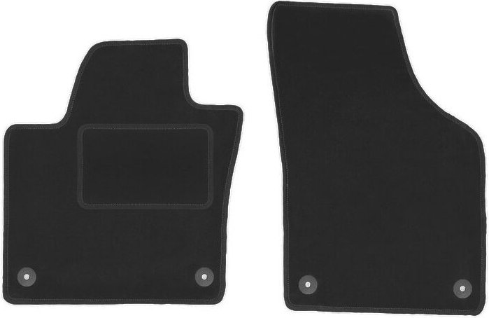 Vordere Matten schwarz für: Seat Alhambra II Minivan (2010-)