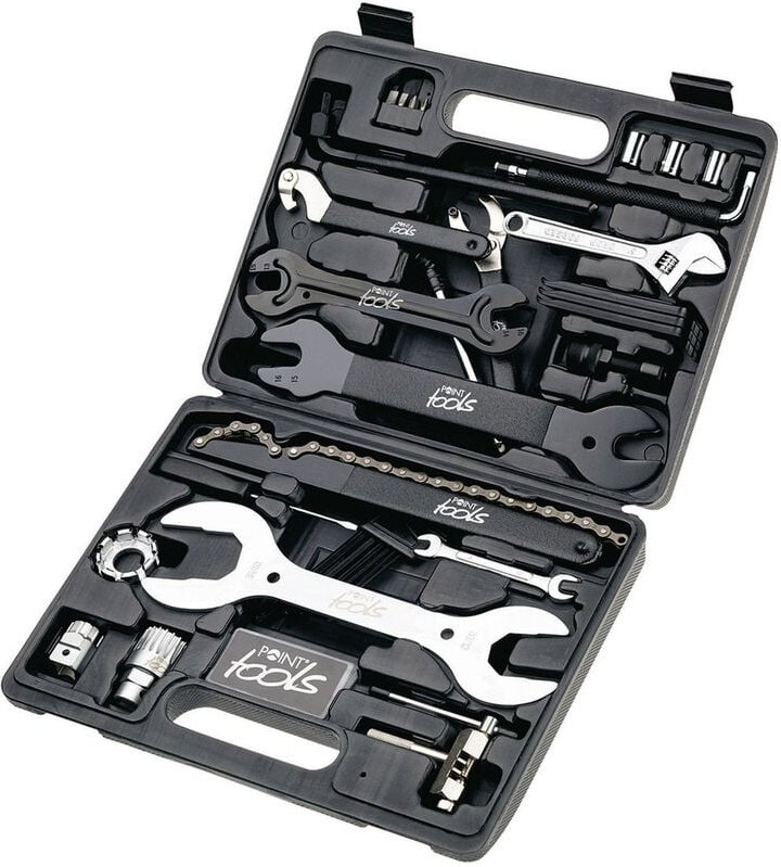 Toolbox 36 Fahrrad Werkzeugkoffer 36teilig - Point
