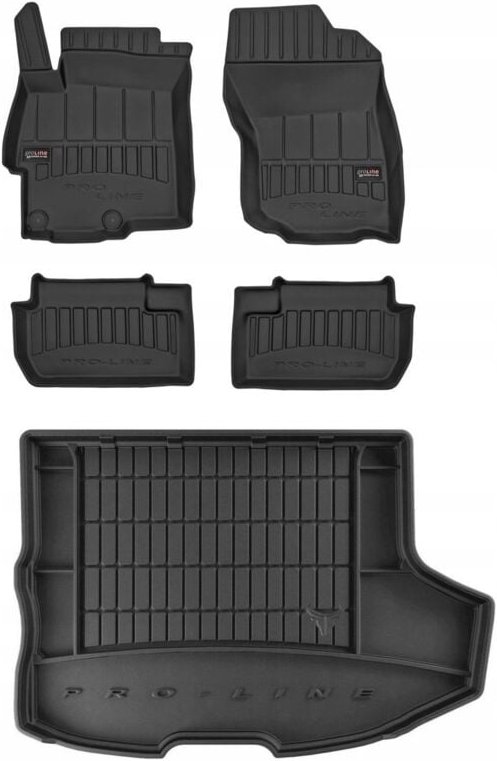 SET 3D-Gummimatten Mitsubishi Lancer 8 HB 2007-2016 g zs