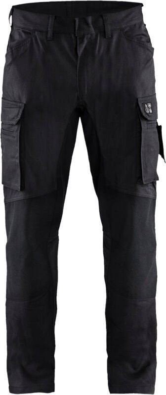 Arbeitshose mit Flammschutz, dehnbar, 1486 - Schwarz 3XL - FR(56) - SE(C62) - Kurz