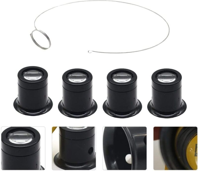 Elektrisches Löt- und Entlötkolben-Set, Augenmaske, Lupe, Juweliermonokel, Trinkgläser, Schmuckrestaurator, Vergrößerung...