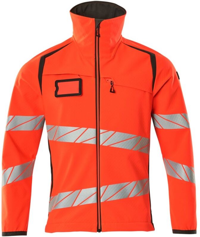 Accelerate safe Softshelljacke 19002-143-22218 Gr. s hi-vis rot/dunkelanthrazit - Mascot