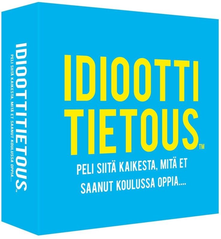 Idioottitietous kysymyspeli