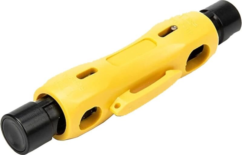 Memkey - Koaxialkabel-Abisolierzange, Hand-Abisolierzange für RG59, RG11, RG7, RG6, Elektriker-Reparaturwerkzeug