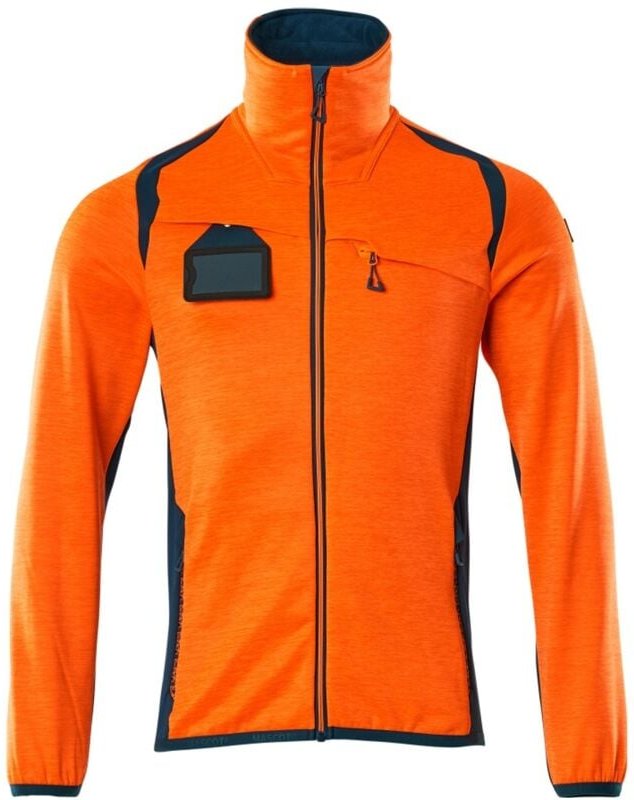 Mascot Fleecepullover mit Reißverschluss 19403 Gr. 3XL hi-vis orange/dunkelpetroleum