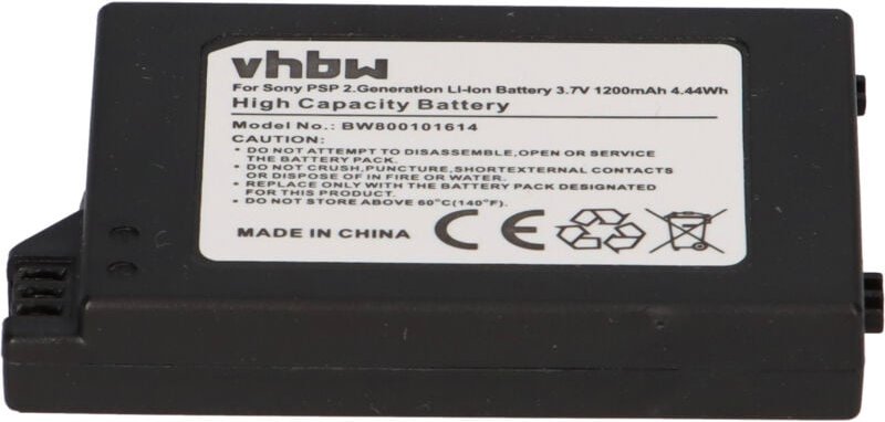 Vhbw - Akku kompatibel mit Sony Playstation Portable 2 Generation Slim & Lite PSP-2000 PSP-2004, Brite PSP-3000 PSP-3004...
