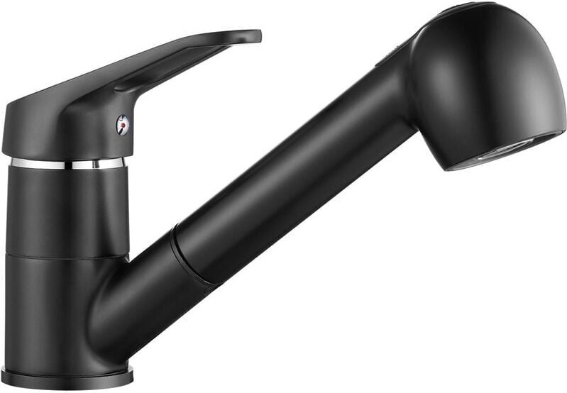 Aiperq Hochdruck Wasserhahn Küche 360° Schwenkbar Ausziehbar Küchenarmatur mit 2 Wasserauslass-Modi, Einhebelmischer Spü...