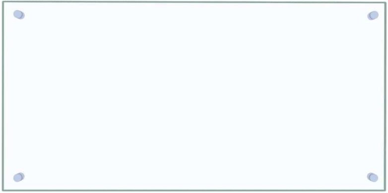 Küchenrückwand Transparent 80×40 cm Hartglas Vidaxl