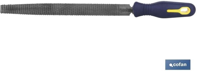 Halbrunde Raspel 250 mm mit Griff