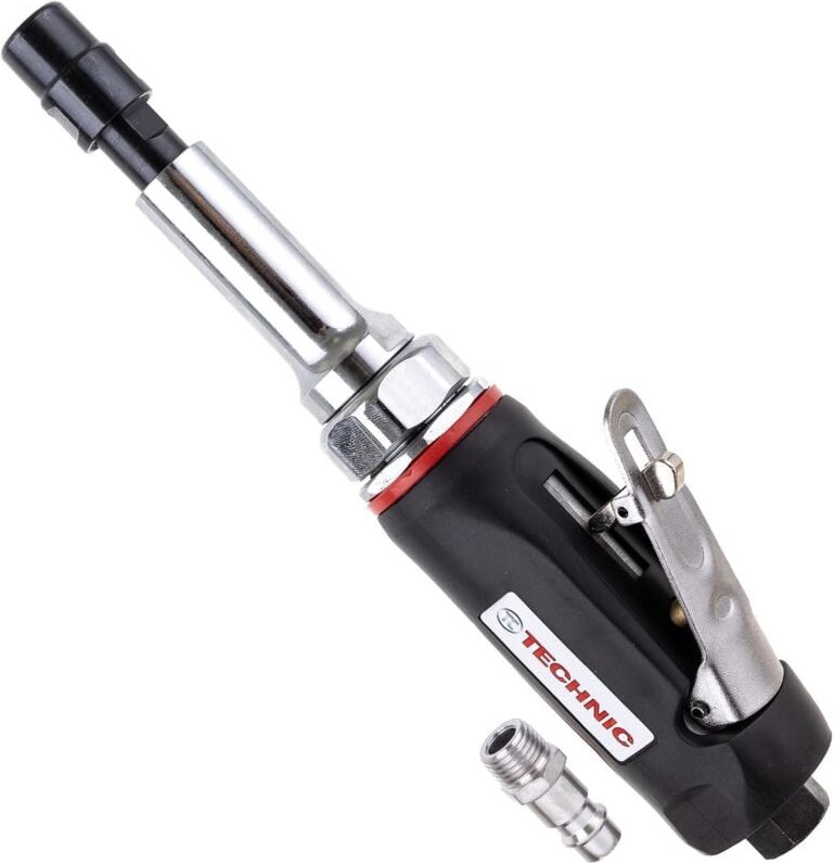 Pneumatischer Schleifer Mit Langem Zylinderschaft, 6 Mm, Metall, Holz